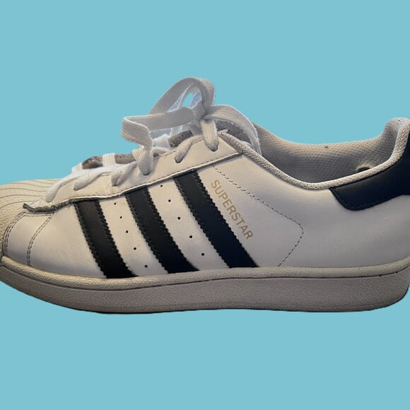 Adidas Superstar White/Black, Style #C77154, 09/2015, Men's size 7, Gently Used - Picture 2 of 6